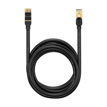 Заредете изображение във визуализатора на галерията – Baseus Speed Seven High Speed RJ45 Network Cable 10Gbps 20m Black (WKJS010901) - TopMag
