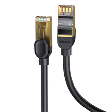 Заредете изображение във визуализатора на галерията – Baseus Speed Seven High Speed RJ45 Network Cable 10Gbps 20m Black (WKJS010901) - TopMag
