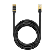 Заредете изображение във визуализатора на галерията – Baseus Speed Seven High Speed Network Cable RJ45 10Gbps 30m Black (WKJS011001) - TopMag
