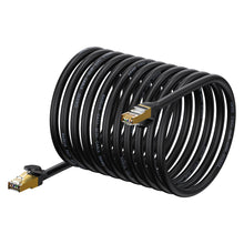 Заредете изображение във визуализатора на галерията – Baseus Speed Seven High Speed Network Cable RJ45 10Gbps 30m Black (WKJS011001) - TopMag
