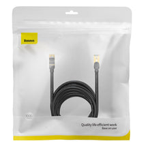 Заредете изображение във визуализатора на галерията – Baseus Speed Seven High Speed Network Cable RJ45 10Gbps 30m Black (WKJS011001) - TopMag
