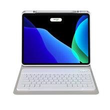 Заредете изображение във визуализатора на галерията – Baseus Brilliance case with keyboard for tablet 12.9 "white (ARJK000102) - TopMag

