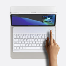 Заредете изображение във визуализатора на галерията – Baseus Brilliance case with keyboard for tablet 12.9 "white (ARJK000102) - TopMag
