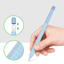 Заредете изображение във визуализатора на галерията – Stoyobe Colorful Sleeve case for Apple Pencil 2 case overlay stylus case blue - TopMag
