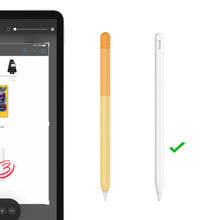 Заредете изображение във визуализатора на галерията – Stoyobe Colorful Sleeve case for Apple Pencil 2 case overlay case for the stylus orange - TopMag
