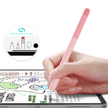 Заредете изображение във визуализатора на галерията – Stoyobe Colorful Sleeve case for Apple Pencil 2 case overlay case for a stylus pink - TopMag
