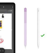 Заредете изображение във визуализатора на галерията – Stoyobe Colorful Sleeve case for Apple Pencil 2 case overlay stylus case purple - TopMag
