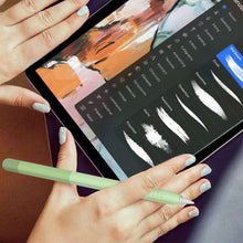 Заредете изображение във визуализатора на галерията – Stoyobe Colorful Sleeve case for Apple Pencil 2 case overlay case for a stylus green - TopMag
