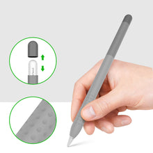 Заредете изображение във визуализатора на галерията – Stoyobe Colorful Sleeve case for Apple Pencil 2 case overlay stylus case gray - TopMag
