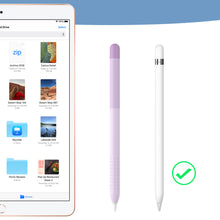 Заредете изображение във визуализатора на галерията – Stoyobe Colorful Sleeve case for Apple Pencil 1 case overlay stylus case purple - TopMag
