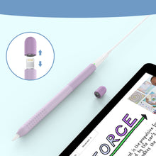 Заредете изображение във визуализатора на галерията – Stoyobe Colorful Sleeve case for Apple Pencil 1 case overlay stylus case purple - TopMag
