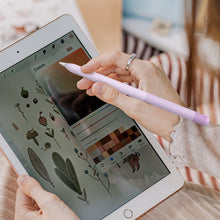 Заредете изображение във визуализатора на галерията – Stoyobe Colorful Sleeve case for Apple Pencil 1 case overlay stylus case purple - TopMag
