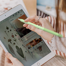 Заредете изображение във визуализатора на галерията – Stoyobe Colorful Sleeve case for Apple Pencil 1 case overlay case for a stylus green - TopMag
