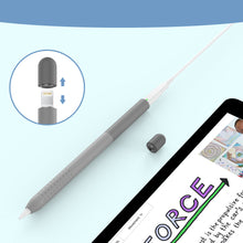 Заредете изображение във визуализатора на галерията – Stoyobe Colorful Sleeve case for Apple Pencil 1 case overlay stylus case gray - TopMag
