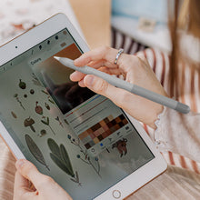 Заредете изображение във визуализатора на галерията – Stoyobe Colorful Sleeve case for Apple Pencil 1 case overlay stylus case gray - TopMag
