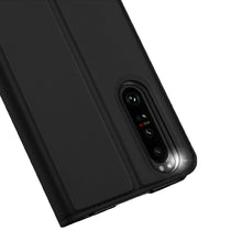 Заредете изображение във визуализатора на галерията – Dux Ducis Skin Pro holster cover flip cover for Sony Xperia 1 IV black - TopMag
