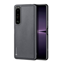 Заредете изображение във визуализатора на галерията – Dux Ducis Fino pouch cover nylon material Sony Xperia 1 IV black - TopMag
