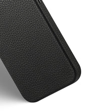 Заредете изображение във визуализатора на галерията – Dux Ducis Roma leather case for iPhone 13 elegant genuine leather black case - TopMag
