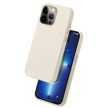 Заредете изображение във визуализатора на галерията – Dux Ducis Roma leather case for iPhone 13 Pro elegant case made of genuine leather white - TopMag
