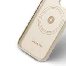 Заредете изображение във визуализатора на галерията – Dux Ducis Roma leather case for iPhone 13 Pro elegant case made of genuine leather white - TopMag
