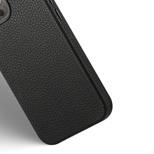 Заредете изображение във визуализатора на галерията – Dux Ducis Roma leather case for iPhone 13 Pro Max elegant genuine leather black case - TopMag
