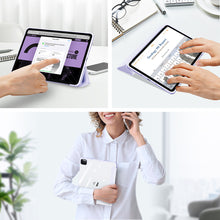 Заредете изображение във визуализатора на галерията – Dux Ducis Copa case for iPad Pro 11 '' 2020 / iPad Pro 11 '' 2018 / iPad Pro 11 '' 2021 smart cover with stand purple - TopMag
