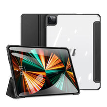 Заредете изображение във визуализатора на галерията – Dux Ducis Copa case for iPad Pro 12.9 '' 2021/2020/2018 smart cover with stand black - TopMag

