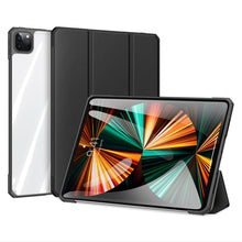 Заредете изображение във визуализатора на галерията – Dux Ducis Copa case for iPad Pro 12.9 '' 2021/2020/2018 smart cover with stand black - TopMag
