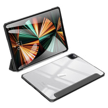 Заредете изображение във визуализатора на галерията – Dux Ducis Copa case for iPad Pro 12.9 '' 2021/2020/2018 smart cover with stand black - TopMag
