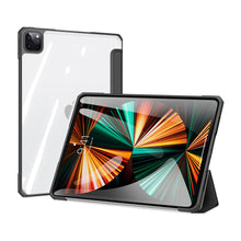 Заредете изображение във визуализатора на галерията – Dux Ducis Copa case for iPad Pro 12.9 '' 2021/2020/2018 smart cover with stand black - TopMag
