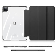 Заредете изображение във визуализатора на галерията – Dux Ducis Copa case for iPad Pro 12.9 '' 2021/2020/2018 smart cover with stand black - TopMag
