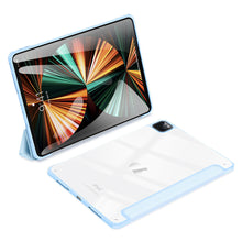 Заредете изображение във визуализатора на галерията – Dux Ducis Copa case for iPad Pro 12.9 '' 2021/2020/2018 smart cover with stand blue - TopMag
