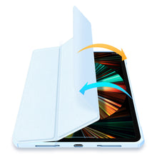 Заредете изображение във визуализатора на галерията – Dux Ducis Copa case for iPad Pro 12.9 '' 2021/2020/2018 smart cover with stand blue - TopMag
