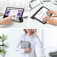 Заредете изображение във визуализатора на галерията – Dux Ducis Copa case for iPad Air (5th generation) / (4th generation) smart cover with stand black - TopMag
