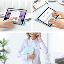 Заредете изображение във визуализатора на галерията – Dux Ducis Copa case for iPad Air (5th generation) / (4th generation) smart cover with stand blue - TopMag
