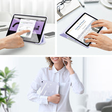 Заредете изображение във визуализатора на галерията – Dux Ducis Copa case for iPad Air (5th generation) / (4th generation) smart cover with stand purple - TopMag
