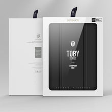 Заредете изображение във визуализатора на галерията – Dux Ducis Toby Armored Flip Smart Case for Realme Pad Mini with Stylus Holder Black - TopMag
