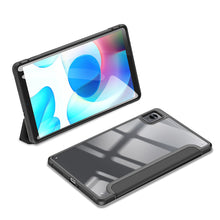 Заредете изображение във визуализатора на галерията – Dux Ducis Toby Armored Flip Smart Case for Realme Pad Mini with Stylus Holder Black - TopMag

