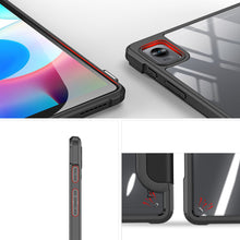 Заредете изображение във визуализатора на галерията – Dux Ducis Toby Armored Flip Smart Case for Realme Pad Mini with Stylus Holder Black - TopMag
