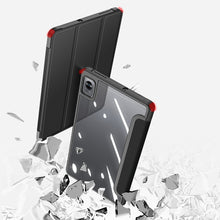 Заредете изображение във визуализатора на галерията – Dux Ducis Toby Armored Flip Smart Case for Realme Pad Mini with Stylus Holder Black - TopMag
