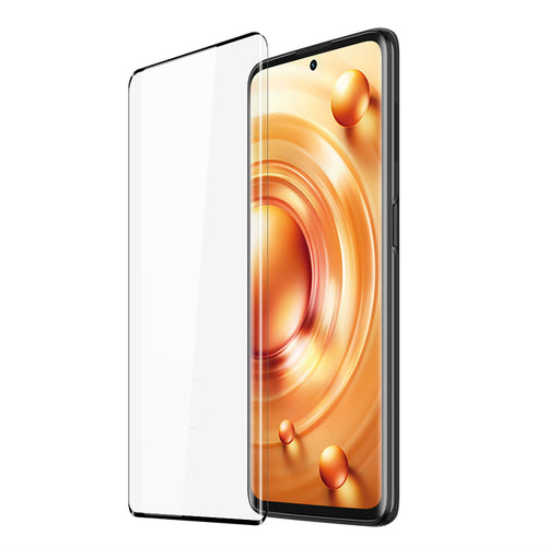 Dux Ducis Curved Glass Vivo X80 Pro tempered glass with a black frame - TopMag