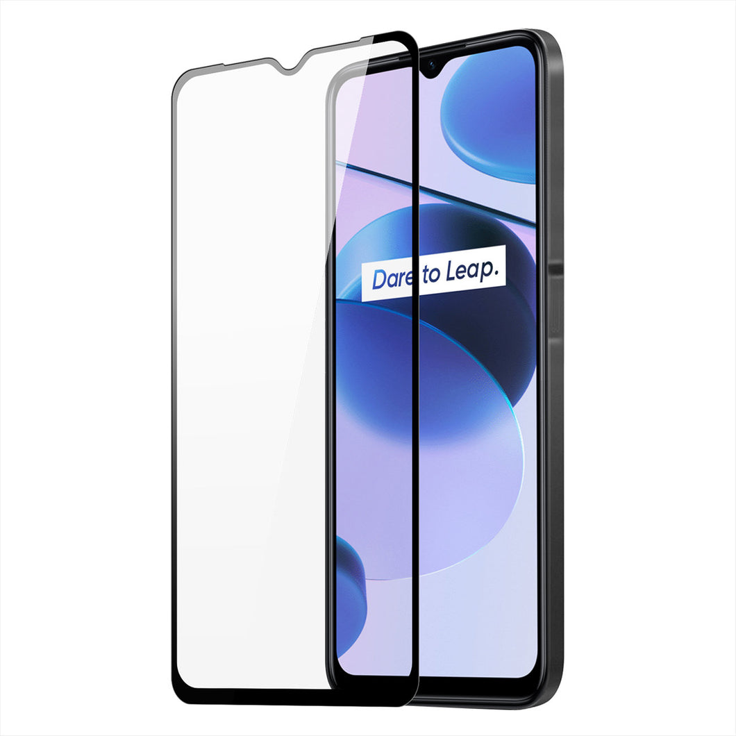 Dux Ducis 9D Tempered Glass full screen 9H tempered glass with frame Realme C35 black (case friendly) - TopMag