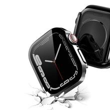 Заредете изображение във визуализатора на галерията – Dux Ducis Hamo Case for Watch 6 44mm / Watch 5 44mm / Watch 4 44mm / Watch SE 44mm Metallic Watch Cover Black - TopMag

