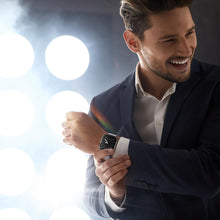 Заредете изображение във визуализатора на галерията – Dux Ducis Hamo Case for Watch 6 44mm / Watch 5 44mm / Watch 4 44mm / Watch SE 44mm Metallic Watch Cover Black - TopMag

