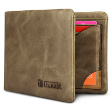 Заредете изображение във визуализатора на галерията – iCarer khaki leather wallet - TopMag
