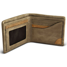 Заредете изображение във визуализатора на галерията – iCarer khaki leather wallet - TopMag
