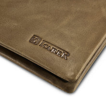 Заредете изображение във визуализатора на галерията – iCarer khaki leather wallet - TopMag
