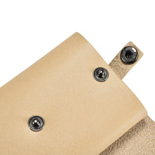 Заредете изображение във визуализатора на галерията – iCarer leather mini wallet for cards, banknotes, beige - TopMag
