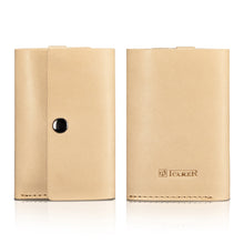 Заредете изображение във визуализатора на галерията – iCarer leather mini wallet for cards, banknotes, beige - TopMag
