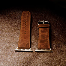 Заредете изображение във визуализатора на галерията – iCarer Leather Vintage Wristband Genuine Leather Watch Band Watch 7 7/6 / 5/4/3/2 / SE (41/40 / 38mm) Brown (RIW103-CO （38）) - TopMag
